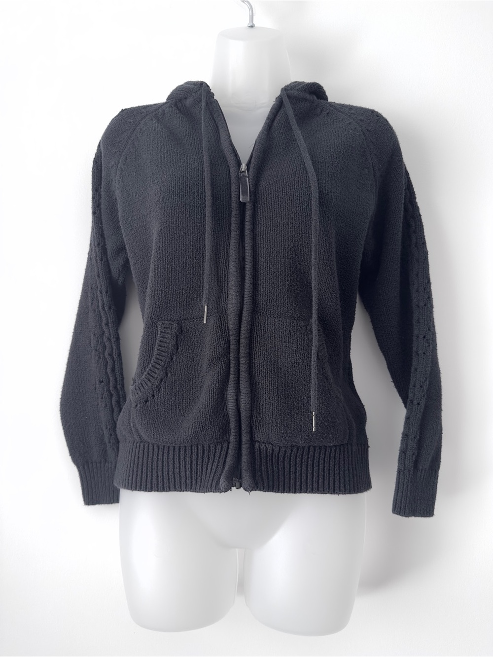 y2k black sweater hoodie